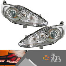 Ford Fiesta Headlights Mk7 Pair Drivers & Passenger Side 2008-2013 Projector