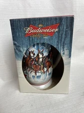 2007 Budweiser Holiday Stein Ceramic "Winter's Calm" Anheuser-Busch Clydesdales