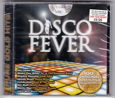 DISCO FEVER, CD 2003, NEW SEALED, VILLAGE PEOPLE, CHIC, KOOL, KC, HUES CORP+++