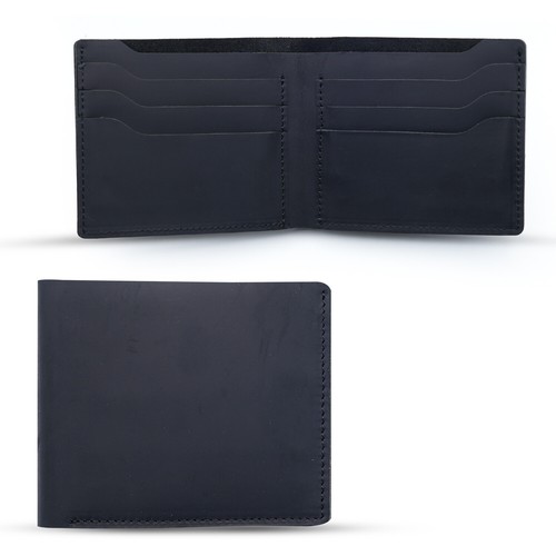 Genuine Leather Wallets for Men Handmade Bifold Men's Wallet Extra Capacity - Picture 2 of 43