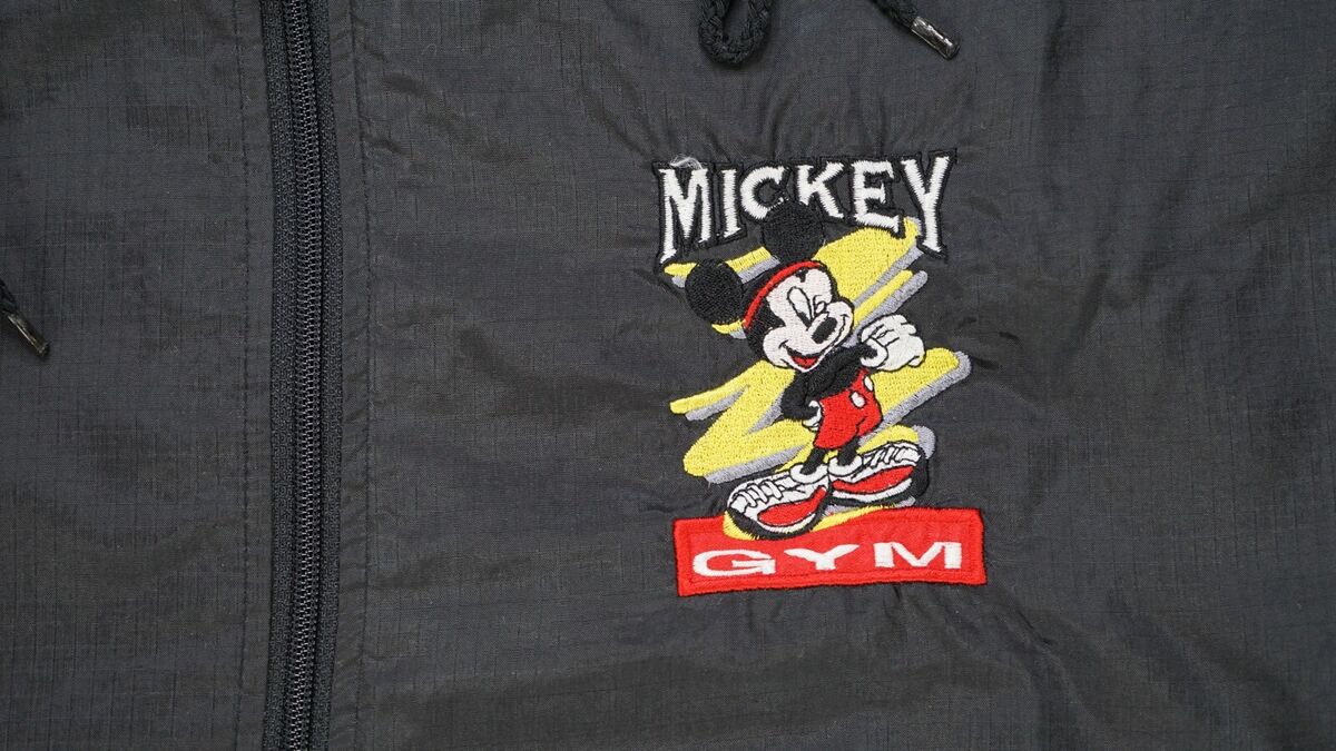 Rare Vintage DISNEY Mickey Mouse Unlimited Gym Full Zip Rare Vintage DISNEY Mickey Mouse Unlimited Gym Full Zip