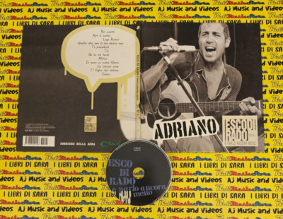 Book Libro+CD ESCO DI RADO E PARLO ANCORA MENO 2 adriano celentano 2007 RCS(SG11
