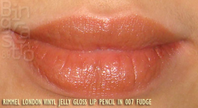 RIMMEL Vinyl Gelee Stift Glanz Lippen- 007 Fudge Beige Ultra Glänzend