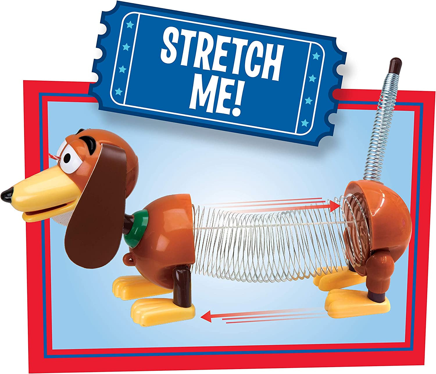 Disney and Pixar Toy Story Slinky Dog Jr Pull Toy, Toys for 3 Year Old Girls and