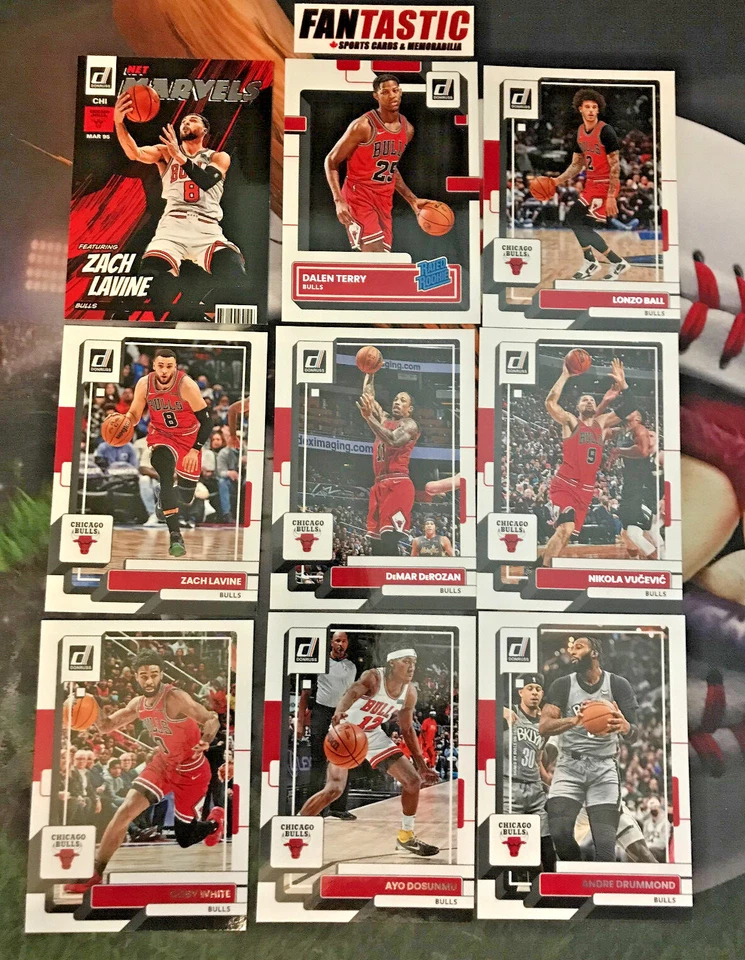 2022-23 Panini Donruss Basketball Card YOU PICK Chicago Bulls / Toronto Raptors - Image 3 of 4