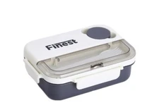 Bento box stainless steel, lunch box with 3 compartment,utensils/Sauce Jar 900ML