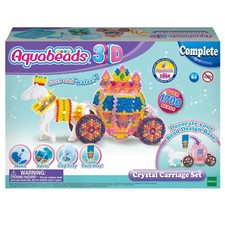 AQUABEADS CRYSTAL CARRIAGE SET NEW CRAFT TOY - NO USA TARIFFS
