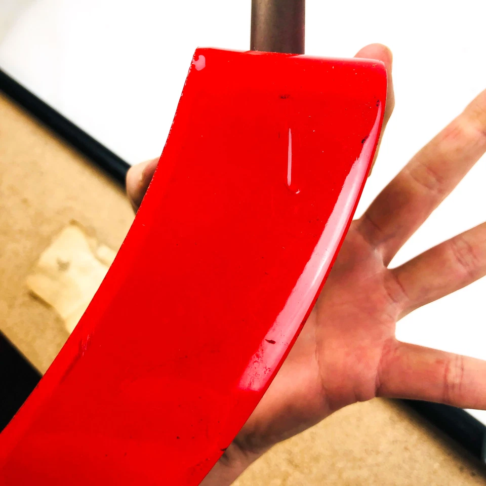 Horquilla giratoria de soldadura Gravely 08532800 OEM nueva en stock reemplaza 025146 roja Foto 3 de 4