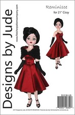 Reminisce Doll Clothes Sewing Pattern for 21" Modern Cissy Doll Madame Alexander