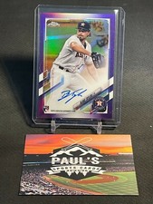 2021 Topps Chrome Rookie Purple Auto Blake Taylor! #/250! SP!