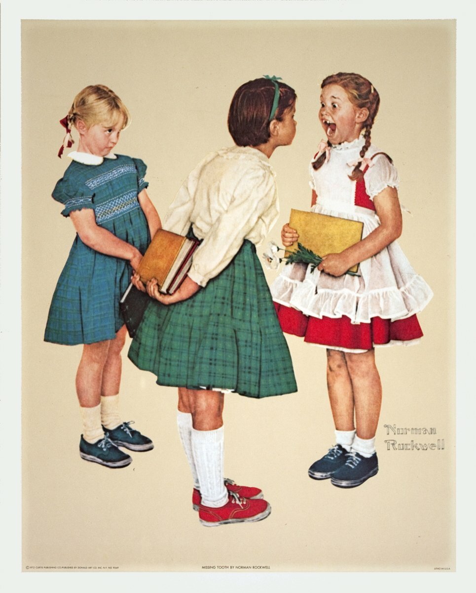NORMAN ROCKWELL Missing Tooth 15