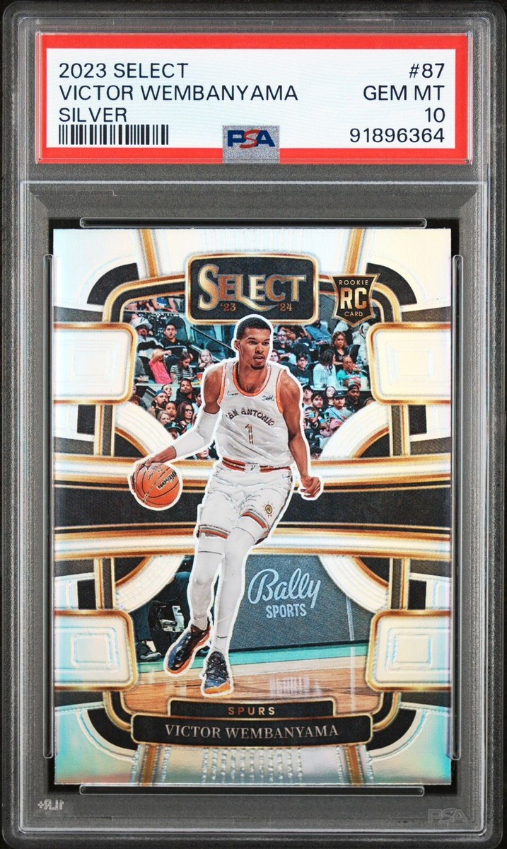 POP 2 PSA 10 Victor Wembanyama 2023-24 Panini Select NBA SILVER 