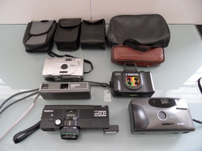 Lot appareils photo Flashs CANON Sans Objectifs Argentique-Collection