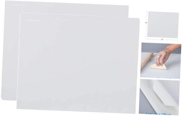 24''x20'' Extra Large Silicone Baking Mat for Dough Rolling Pastry Fondant Mat