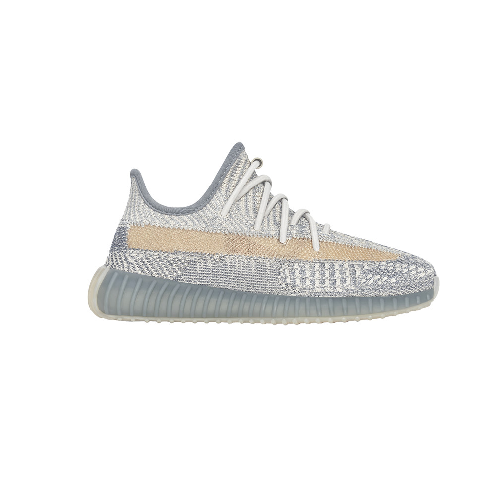 adidas Yeezy Boost 350 V2 Серые кроссовки без шнуровки для мальчиков Повседневная обувь FZ5422