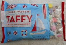 Sweet's Salt Water Taffy 10 Flavor Assortment 14 oz. Bag Candies Exp. 7/1/2026