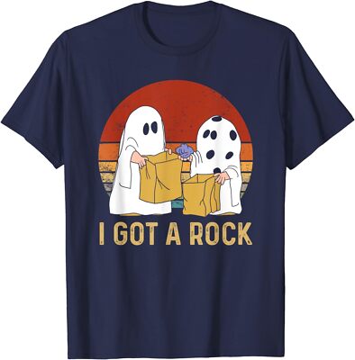 I Got A Rock Halloween Trick Or Treat Ghost  Unisex T-Shirt