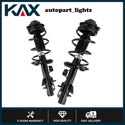 Pair(2) Front Complete Struts Coil Springs Assembly For 2013 - 2016 Dodge Dart