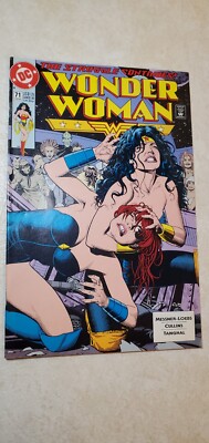 DC Comics Wonder Woman Issue #71 The Struggle Continues Comic Book 1993