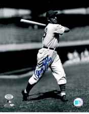 Andy Pafko Signed B&W 8x10 Baseball Photo Brooklyn Dodgers COA NR-MT
