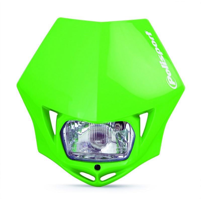 Headlight Mask MMX Lamp Mask Fits Kawasaki KLX Green