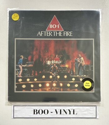 AFTER THE FIRE - 80-f  VINYL LP  RECORD WITH INSERT  UK  EPC 84545  EX / VG+