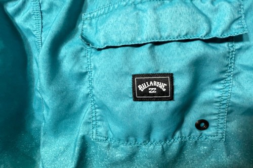 BillaBong Recycle Sundays youth boys activewear shorts teal XL pockets drawstrin - Picture 2 of 6