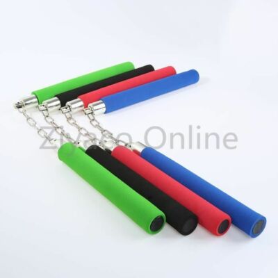 Nunchakus Enfant En Mousse Souple - Avec Chaîne En Plastique, Pour Jouer En Sécurité