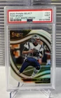 PSA 9 - 2020 Select Field Level - TOM BRADY - WHITE DIE CUT PRIZM #301 Patriots