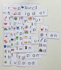 Teacher Made Literacy Center Phonics Resource Game Rhyming Family Slides