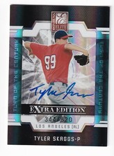 Tyler Skaggs 2009 Donruss Elite Extra Turn of Century Rookie Autograph #21 