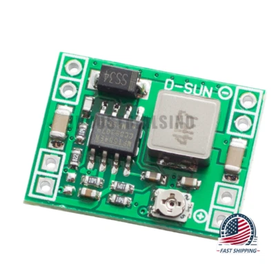 INDUSTRIALSINO 5 PCS MP1584EN Ultra-Compact DC-DC Step-Down Power Supply Module 3A Output