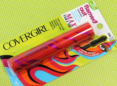 Covergirl MAX VOLUME Flamed Out Mascara Water-resistant -Very Black- new