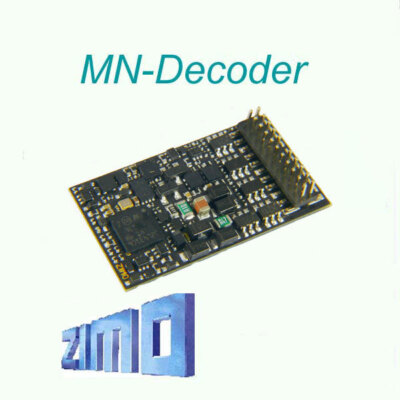 ZIMO MN300R - Nicht-Sound-Decoder H0 NEM652 An Drähten