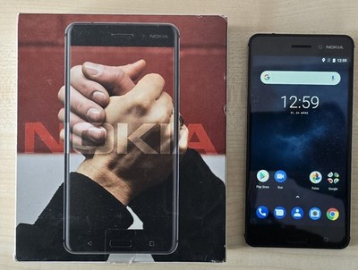 Nokia 6 - Android Dual SIM mit LTE/4G, 32 GB, matt Schwarz - Neuwertig in OVP