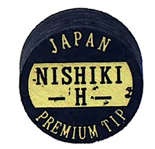 NB-H Nishiki Black Tip (Hard) for Billiards and Pool Cues - Made in Japan
