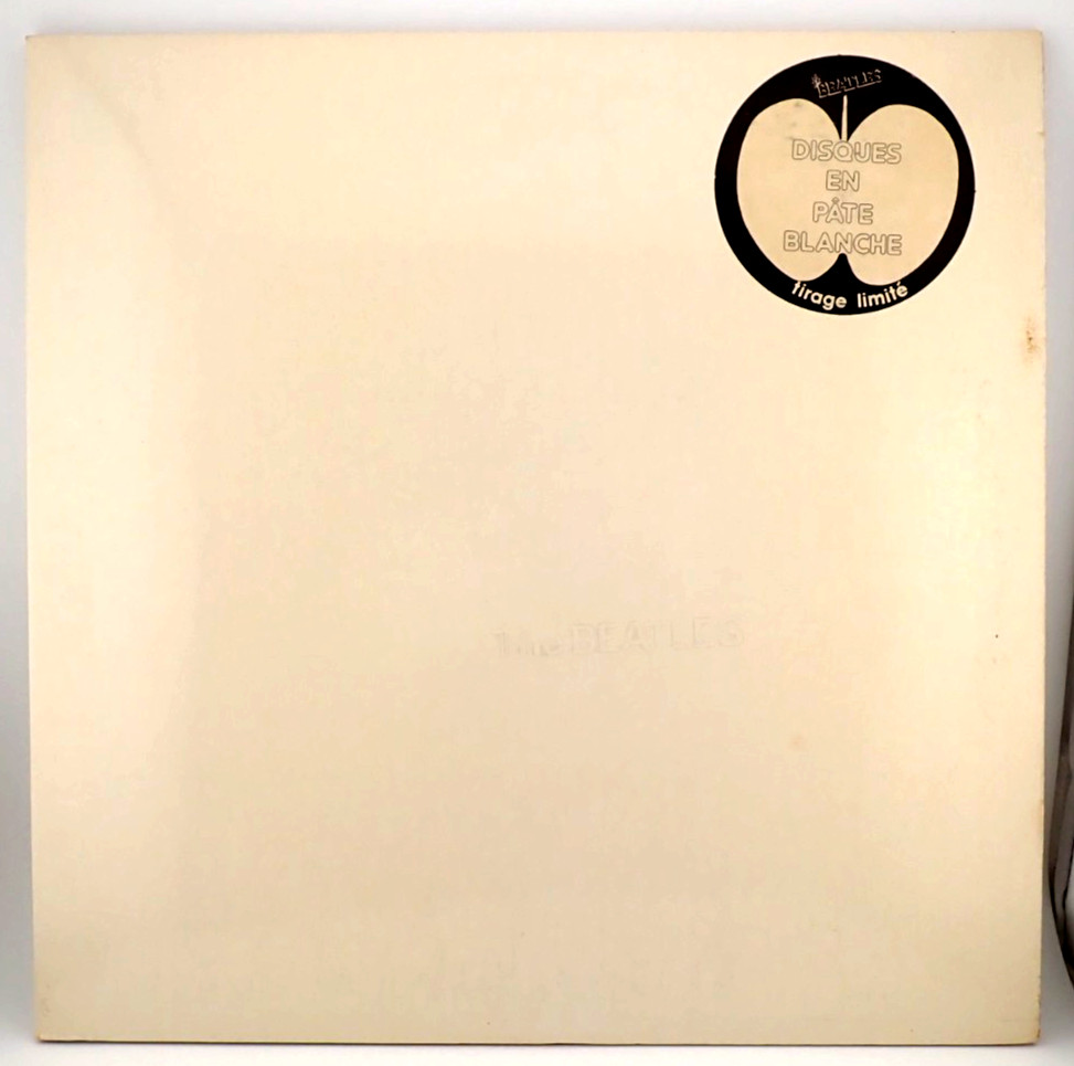 THE BEATLES White Album 2Lp "WHITE VINYL" French Press w/Hyp
