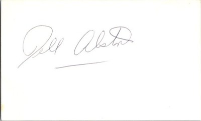 1970's -Dell Alston- Signed/Autograph/Auto Index Card New York Yankees MLB