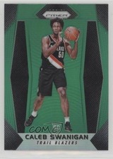2017-18 Panini Prizm Green Prizm Caleb Swanigan #145 0c2