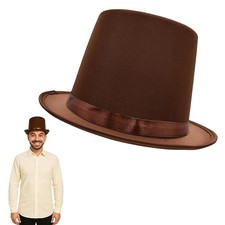 Top Hat For Men, Steampunk Hat, Victorian Top Hats, Magician Hats, Tophat Cos...