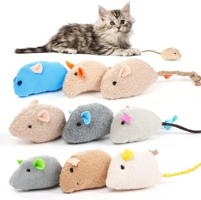 OSDUE Katzenminze Spielzeug, 9er Pack Katzenminze Maus Spielzeug für Katzen, Katze Interaktives Spielzeug