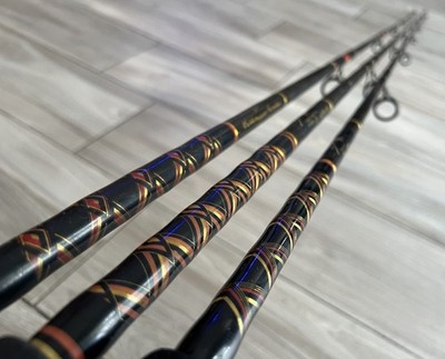 Custom Star Rods Lot of 3 Vintage Star Rods Handcrafted in USA & Delux Fishing Spinning ...