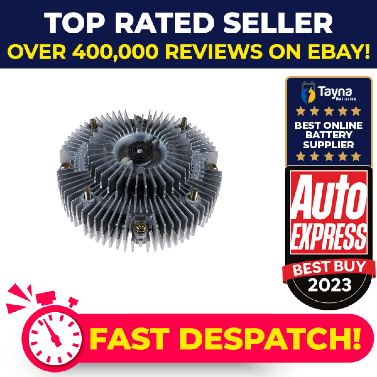 Radiator Fan Viscous Coupling fits NISSAN PATHFINDER R51 2.5D 2005 on YD25DDTi