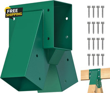A Frame Swing Set Brackets Heavy Duty Steel 4x4 Legs 4x6 Beam Green