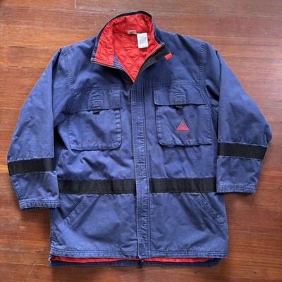 Vintage Nike ACG Fireman Fahrenheit Quilt Lined Jacket Size XL 90s 1990s Canvas