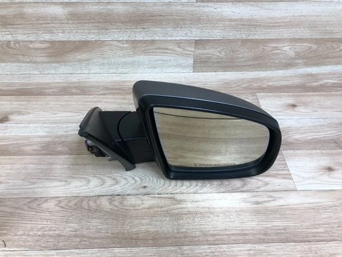 BMW OEM E71 X6 FRONT PASSENGER SIDE EXTERIOR DOOR MIRROR WITH CAMERA GRAY 08-14