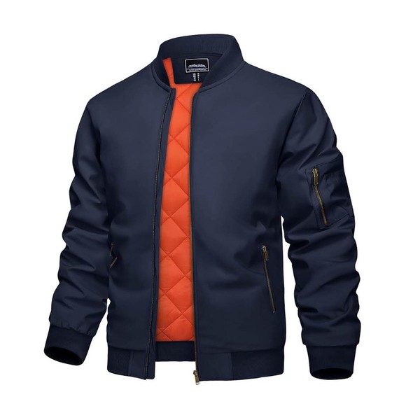Magcomsen Herren ÜBergangsjacke Xxl MilitäR Bomberjacke Winter Warm-image