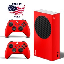 Xbox Series S Console Controller Vinyl Skin Wrap Solid Colors