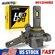 2x AUXITO 9012 HIR2 LED Headlight Bulbs Conve...