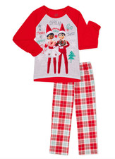 NEW Elf on the shelf Girls Pajama Set Size Small 6/6X PJ's Christmas